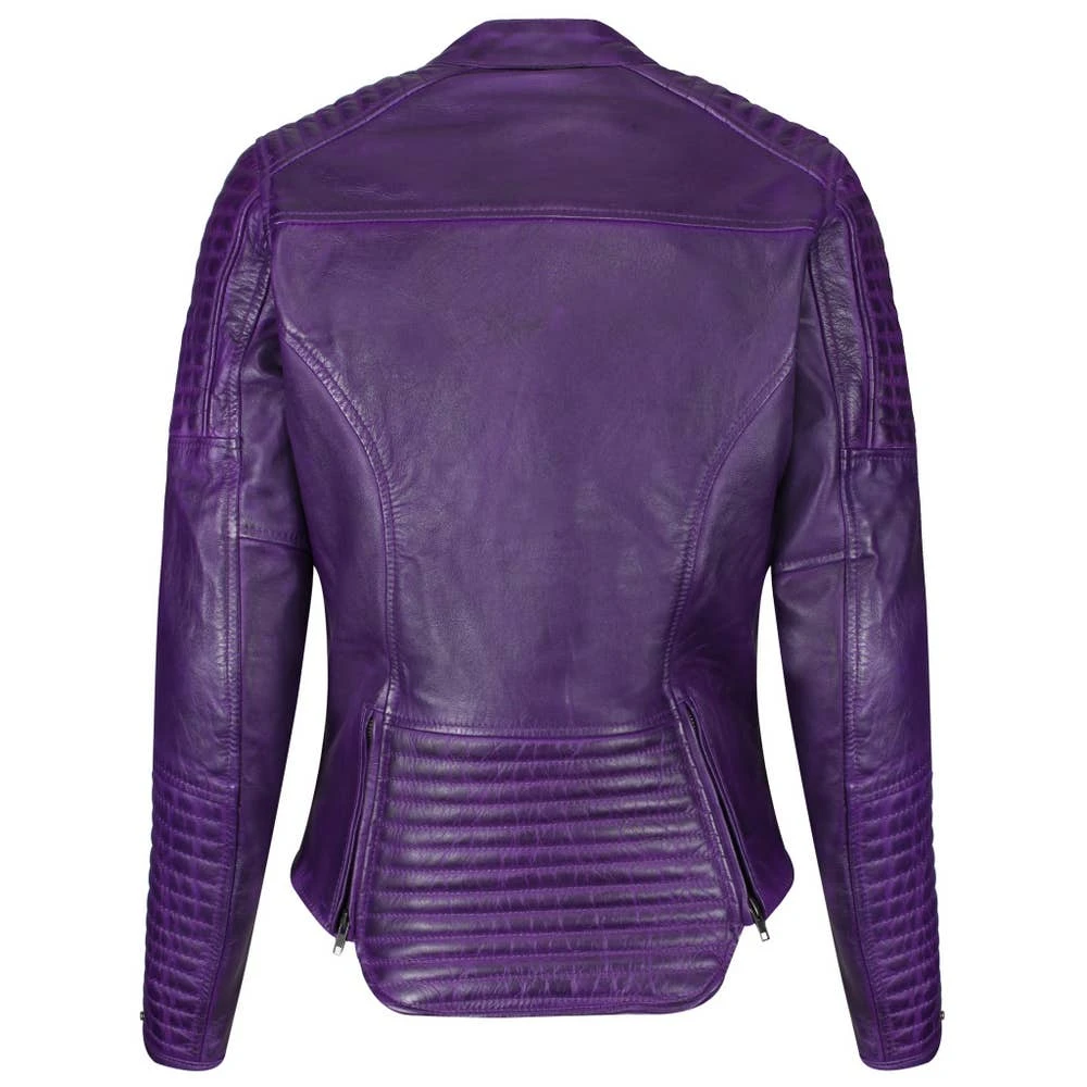 Motogirl Ladies' Valerie Leather Jacket - Image 2