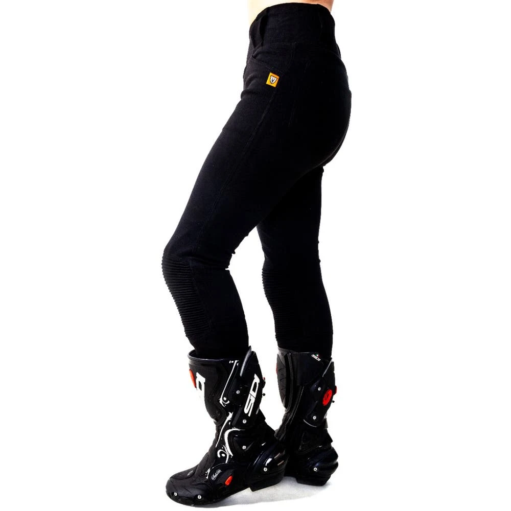 MotoGirl Moto Ribbed Aramid Leggings - Tall - Image 2